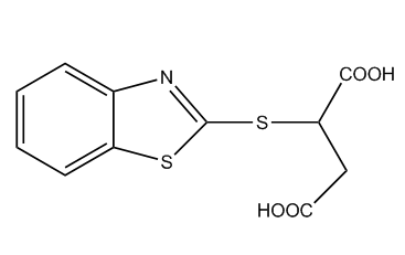 2-(1,3-benzothiazol-2-ylthio)succinic acid