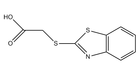 (2-Benzothiazolythio)-acetic acid